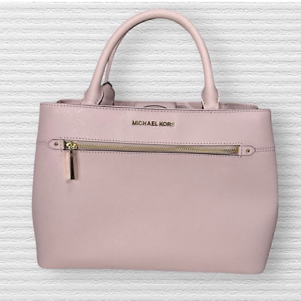 Michael Kors Pink Tote With Cross Body Strap